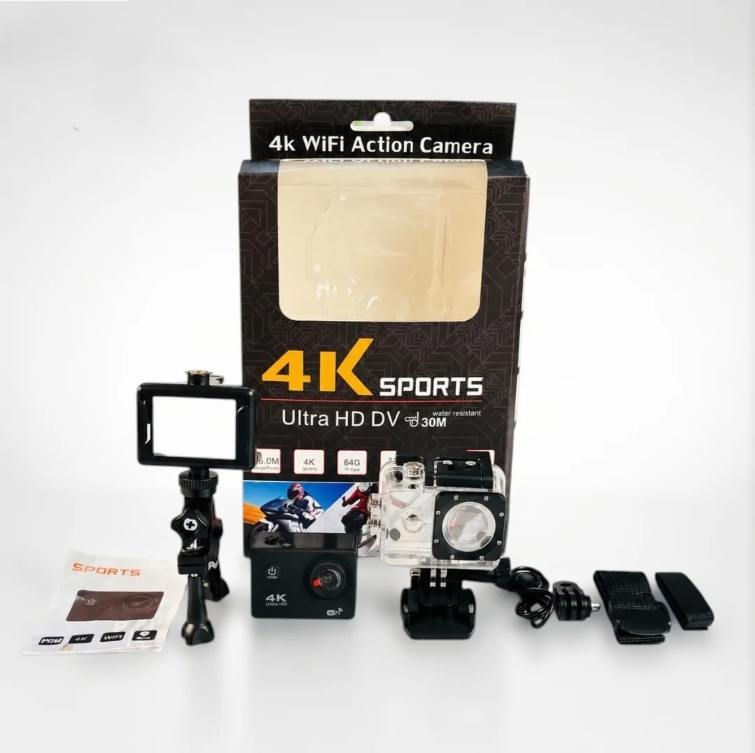 4K SPORTS ULTRA HD DV 30M Action Camera- Trendy Tech - Image 2